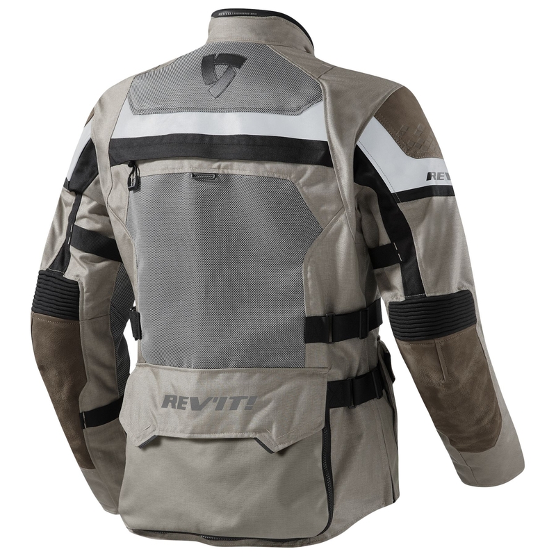 Revit Cayenne Pro Motorcycle Jacket Black and Sand Brown soldes