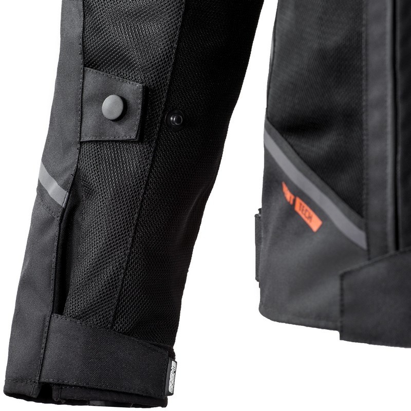 Veste moto Ozone Jet II noir soldes