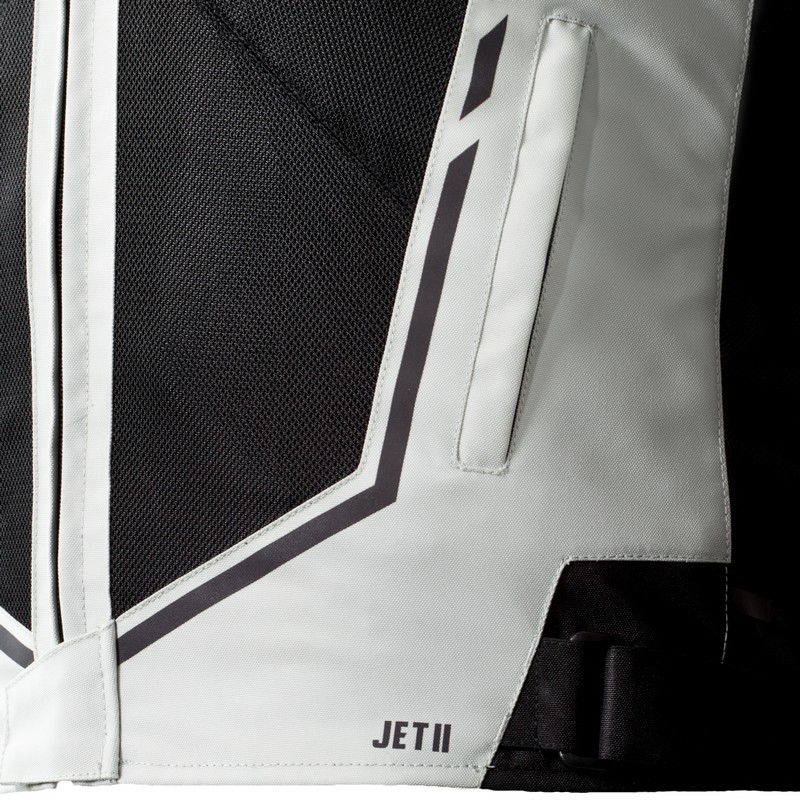 Veste moto Ozone Jet II gris-noir soldes