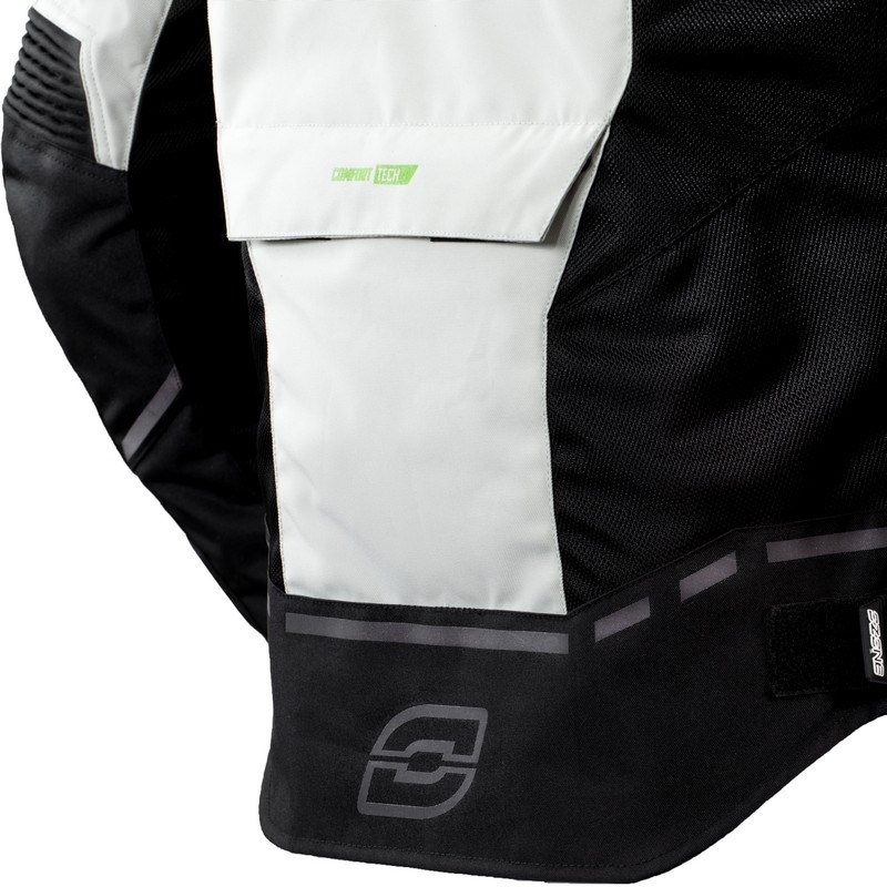 Veste moto Ozone Jet II gris-noir soldes