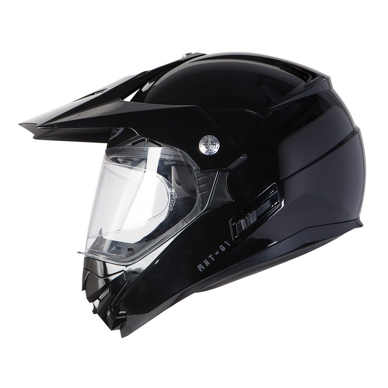Enduro přilba Ozone MXT-01 Pinlock Ready černá lesklá