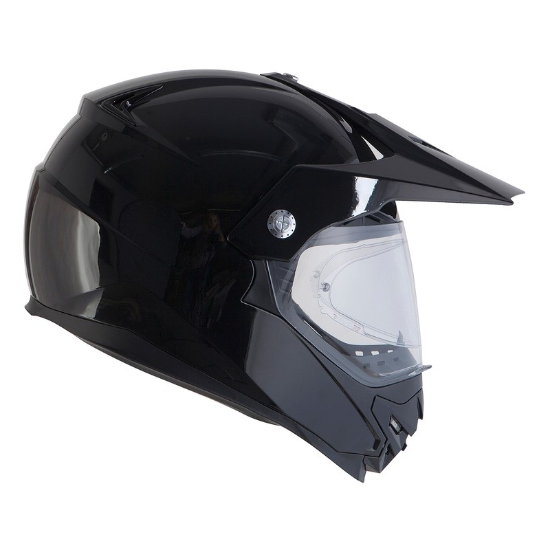 Enduro přilba Ozone MXT-01 Pinlock Ready černá lesklá