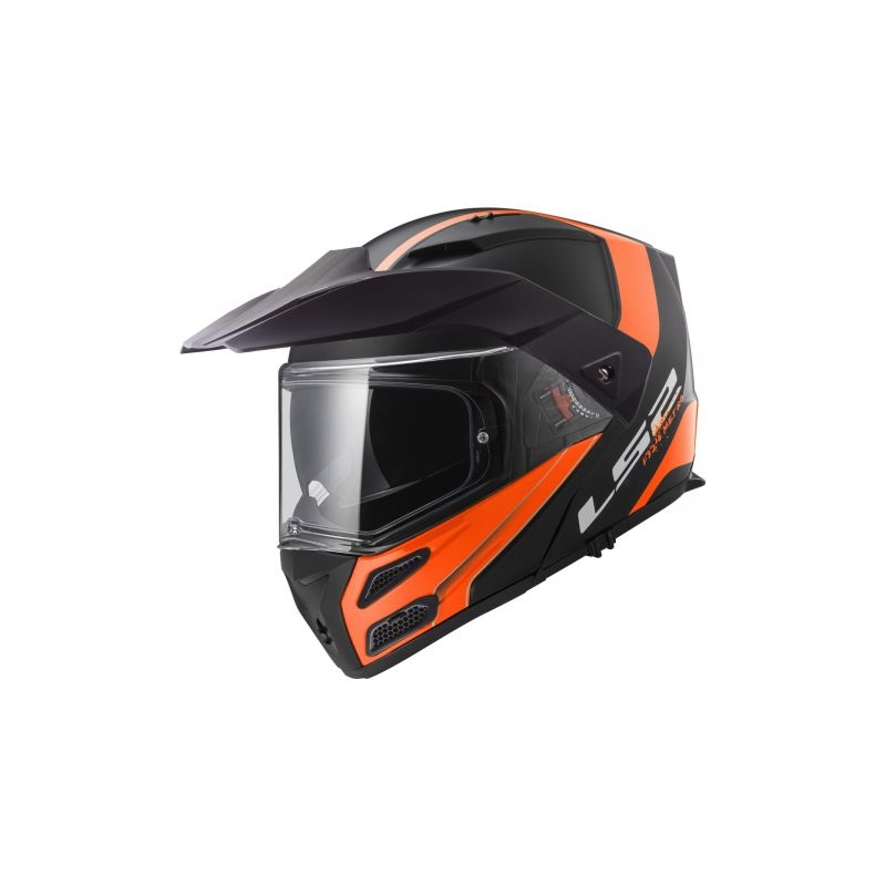 Vyklápěcí přilba LS2 FF324 Metro EVO Rapid černo-oranžová výprodej