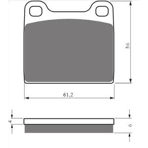 Brzdové destičky GOLDFREN K5