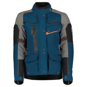 Veste moto femme SCOTT VOYAGER DRYO bleu-gris