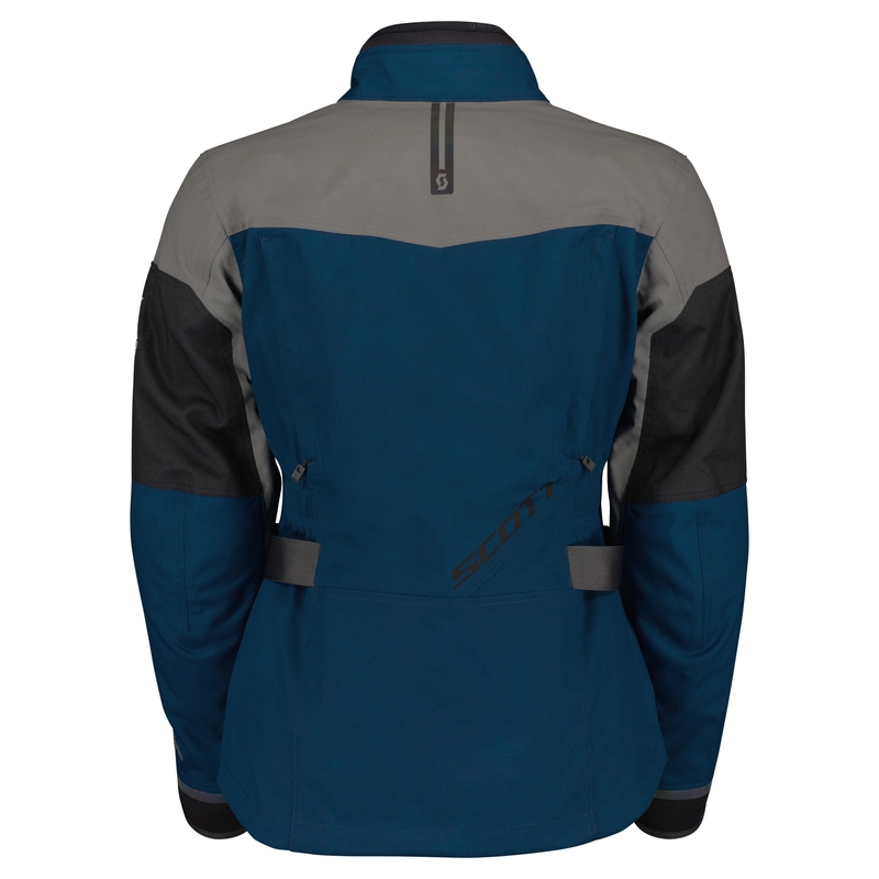 Veste moto femme SCOTT VOYAGER DRYO bleu-gris