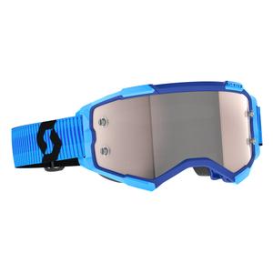 Lunettes de motocross SCOTT Fury bleu-noir chromé