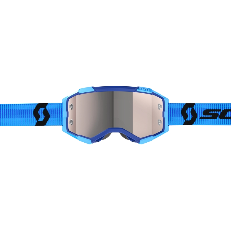 Lunettes de motocross SCOTT Fury bleu-noir chromé