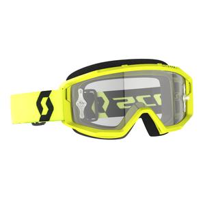 Lunettes de moto-cross SCOTT PRIMAL CLEAR noir-jaune fluo