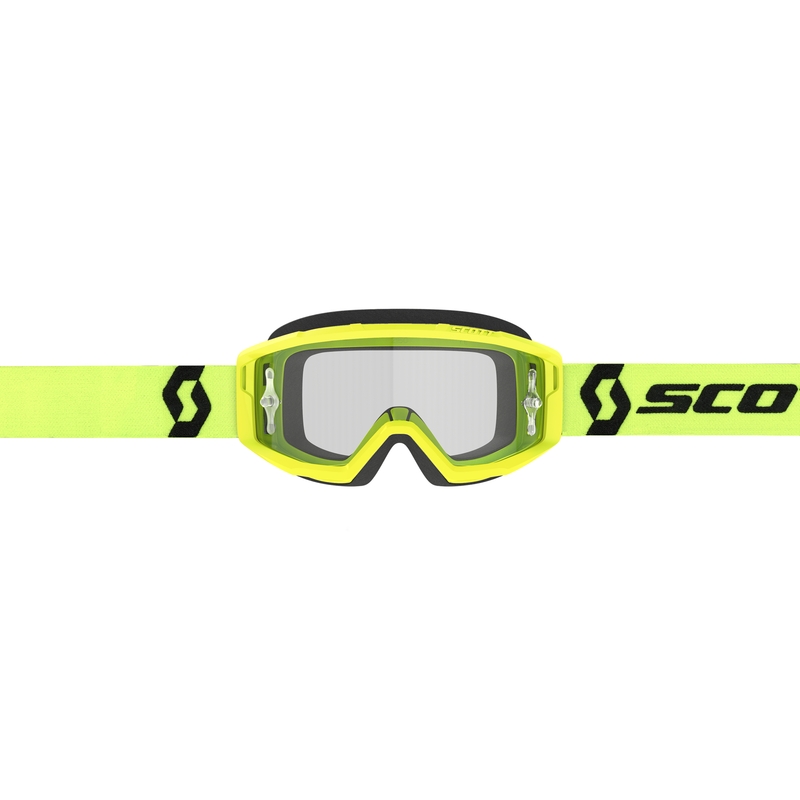 Lunettes de moto-cross SCOTT PRIMAL CLEAR noir-jaune fluo