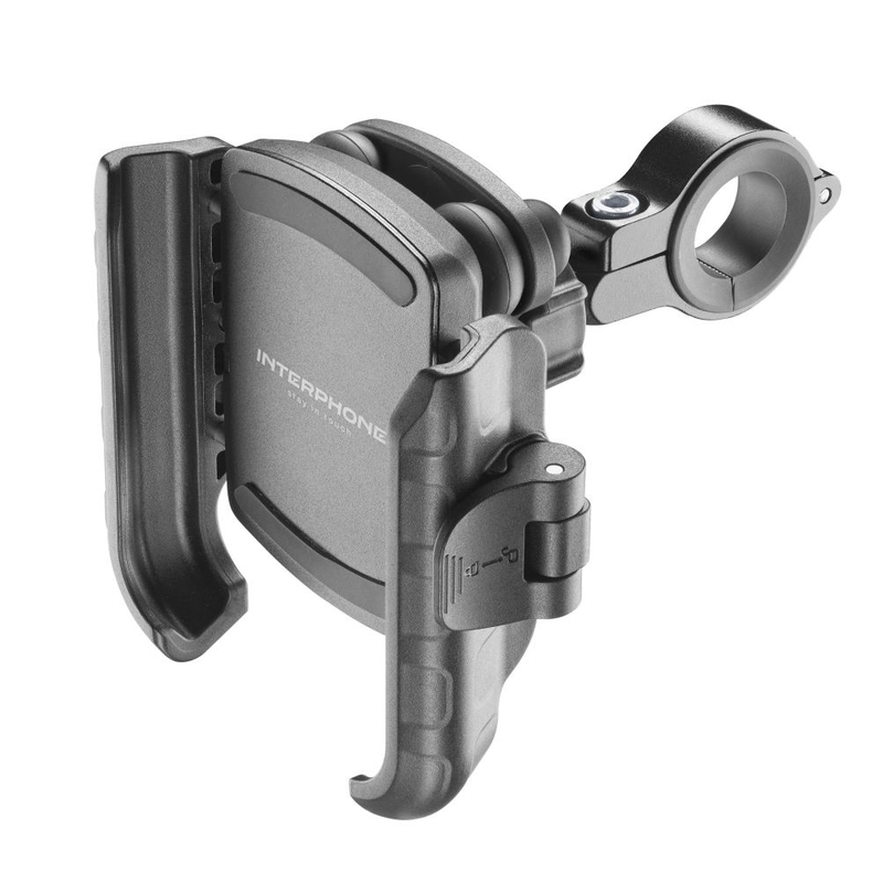 Support universel pour téléphone portable Interphone Crab PRO avec système anti-vibration