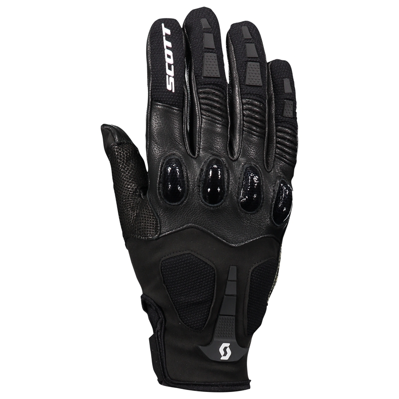 Gants moto cuir SCOTT ASSAULT PRO noir et blanc