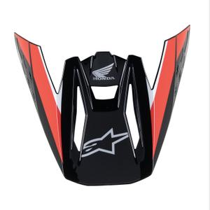 Visière de casque pour Alpinestars S-M5 Honda 2024 collection noir-rouge-gris