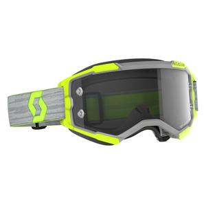 Lunettes motocross SCOTT Fury LS noir-jaune fluo