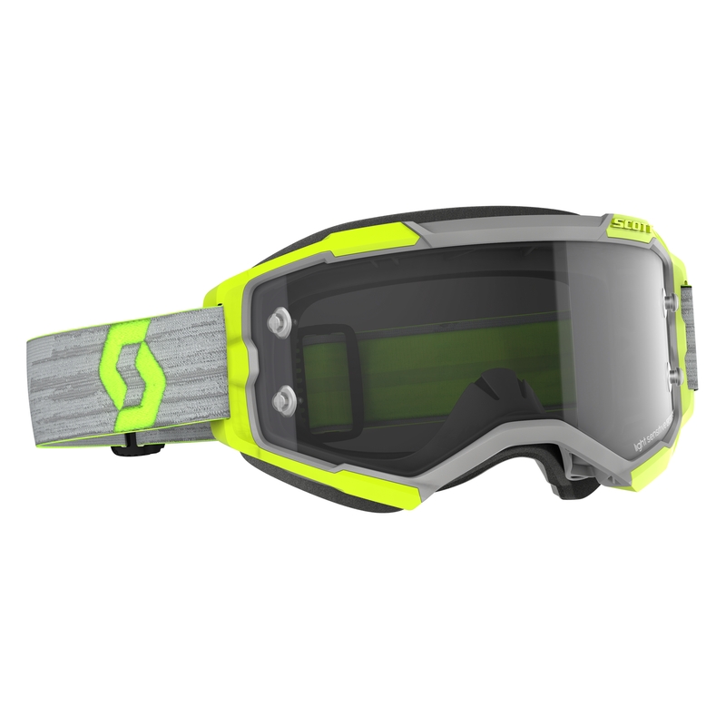 Lunettes motocross SCOTT Fury LS noir-jaune fluo