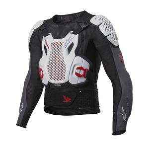 Protections corporelles Alpinestars Bionic Plus 2 Honda collection blanc-bleu-rouge-noir
