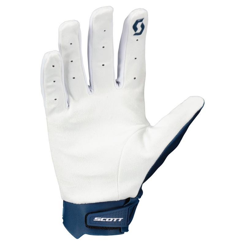 Gants de motocross SCOTT EVO DIRT rouge et blanc