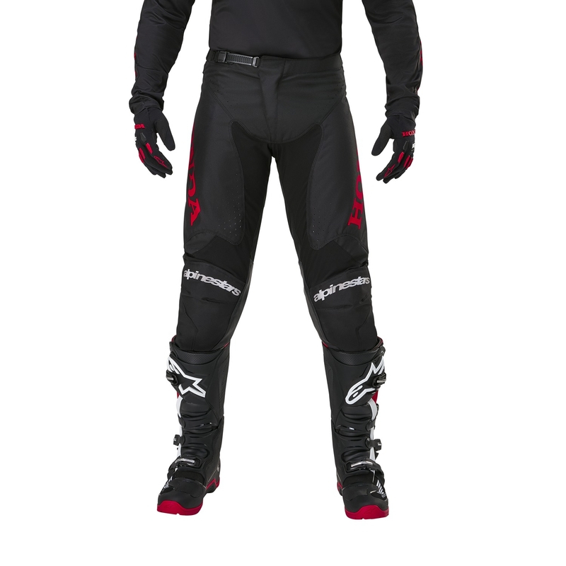 Pantalon de motocross Alpinestars Racer Iconic Honda Collection Noir-Rouge