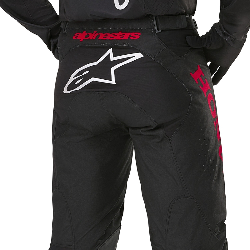 Pantalon de motocross Alpinestars Racer Iconic Honda Collection Noir-Rouge