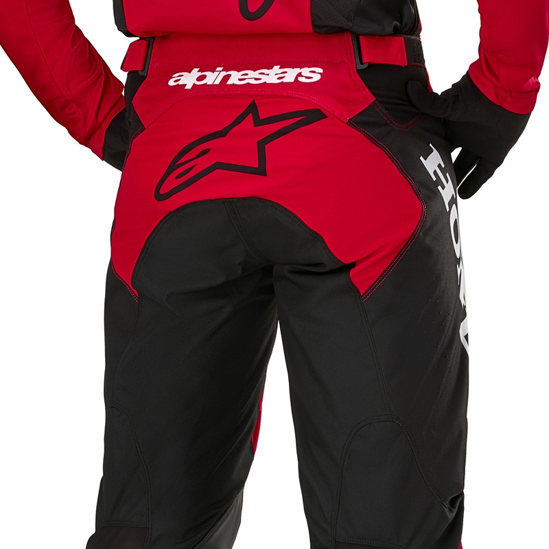 Pantalons de motocross Alpinestars Racer Iconic Honda, collection rouge-noir-bleu-blanc