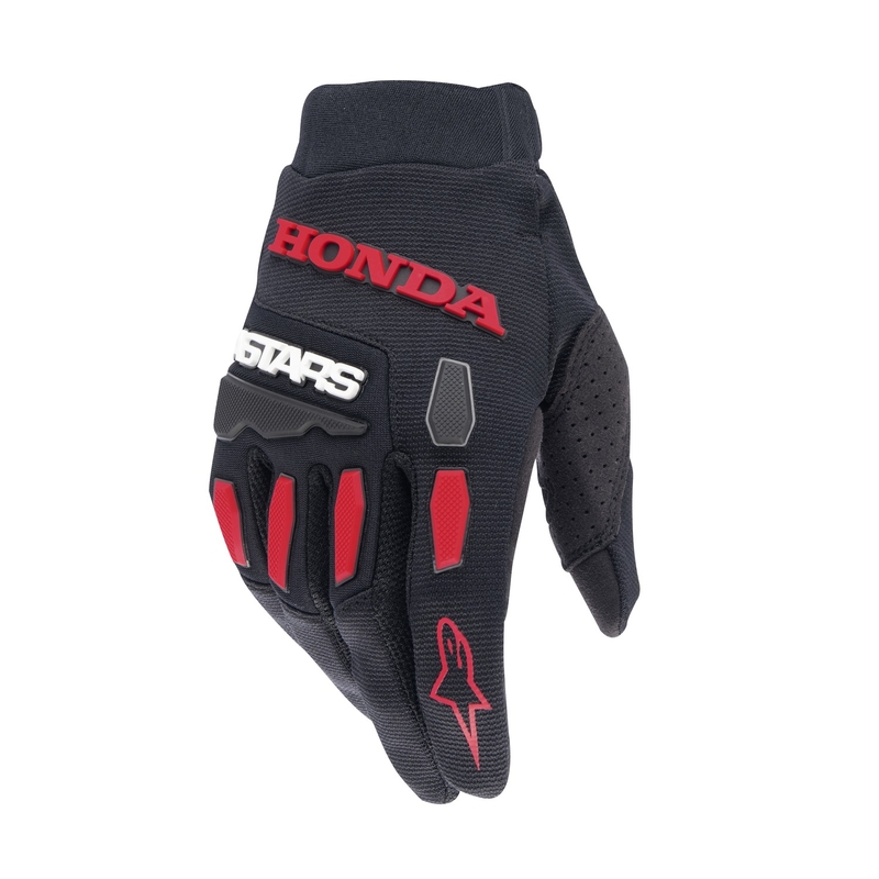 Gants de motocross Alpinestars Full Bore Honda Collection Noir-Rouge