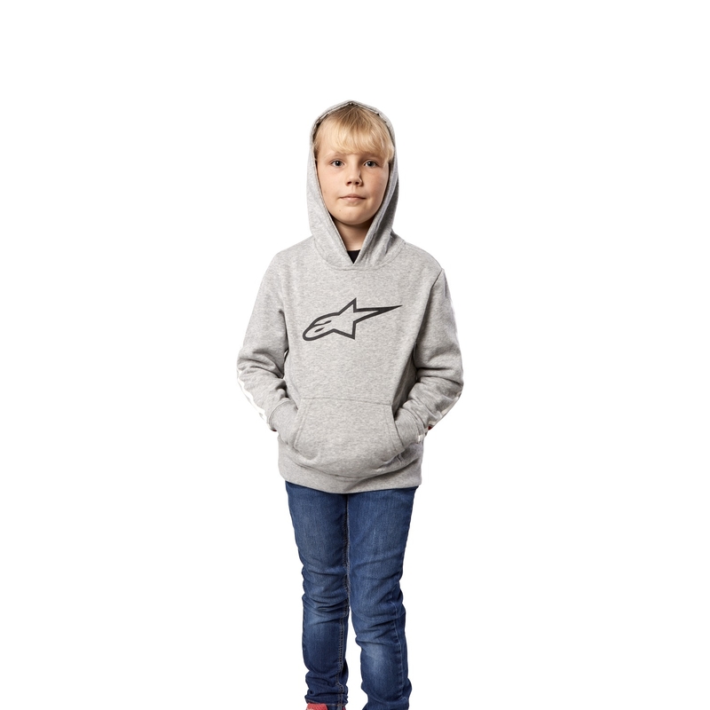 Alpinestars Kids Racey Hoodie gris et rouge