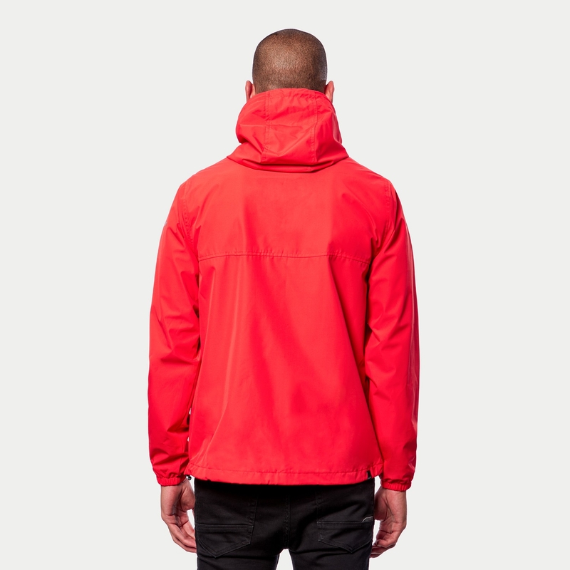 Veste Alpinestars Treq Windbreaker rouge fluo noir