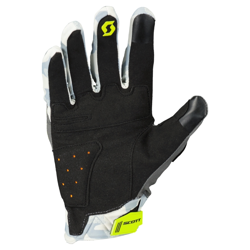 Gants moto SCOTT X-PLORE D3O gris-jaune