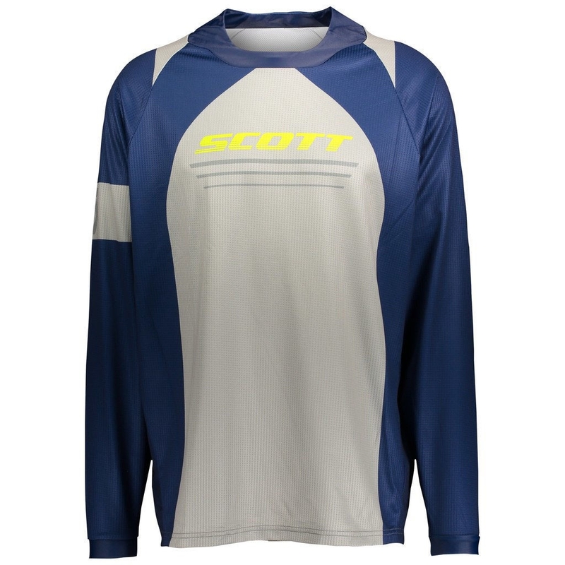 Maillot de motocross SCOTT 350 X-PLORE bleu-gris