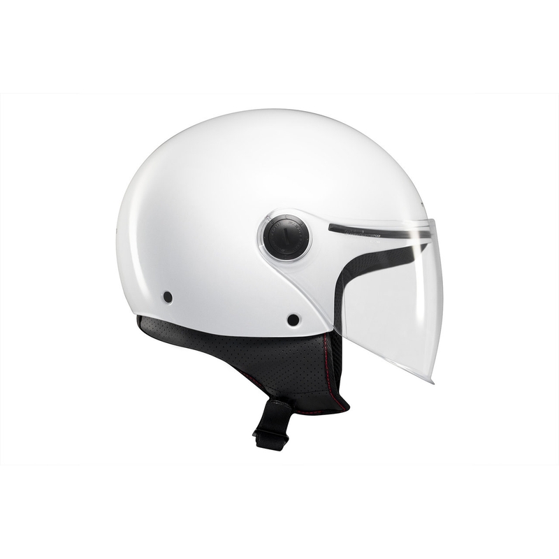 Casque de moto ouvert MT Street S blanc brillant