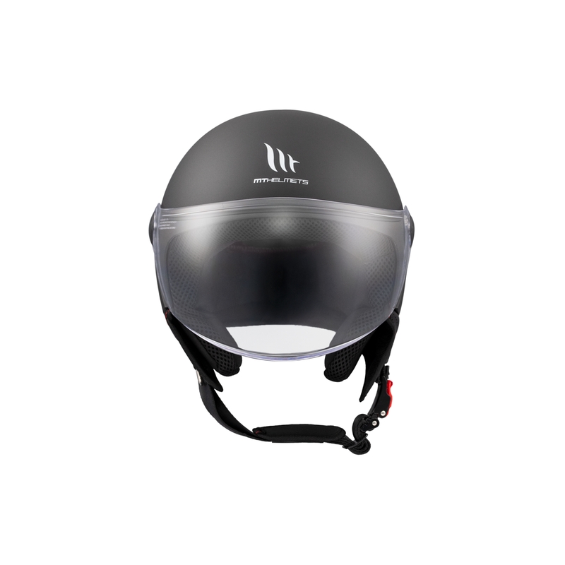 Casque moto ouvert MT Street S noir mat