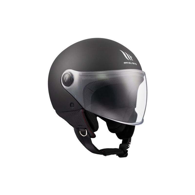 Casque moto ouvert MT Street S noir mat