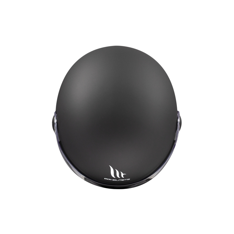 Casque moto ouvert MT Street S noir mat