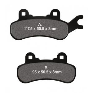 Brzdové destičky EBC