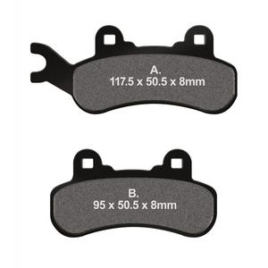 Brzdové destičky EBC