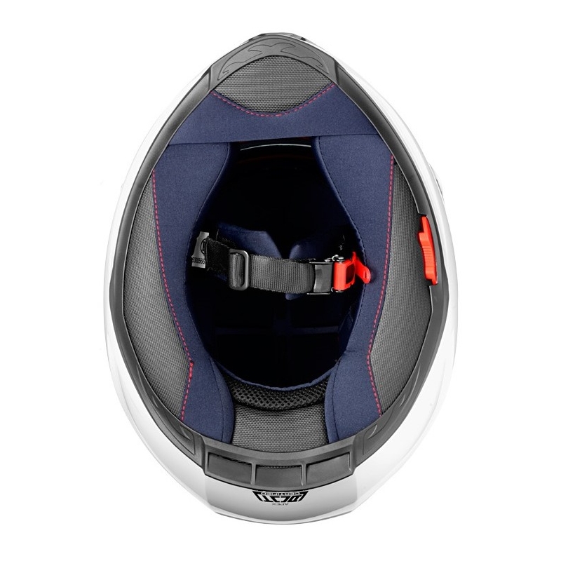 Casque moto Cassida Apex Jawa - rouge-noir-gris