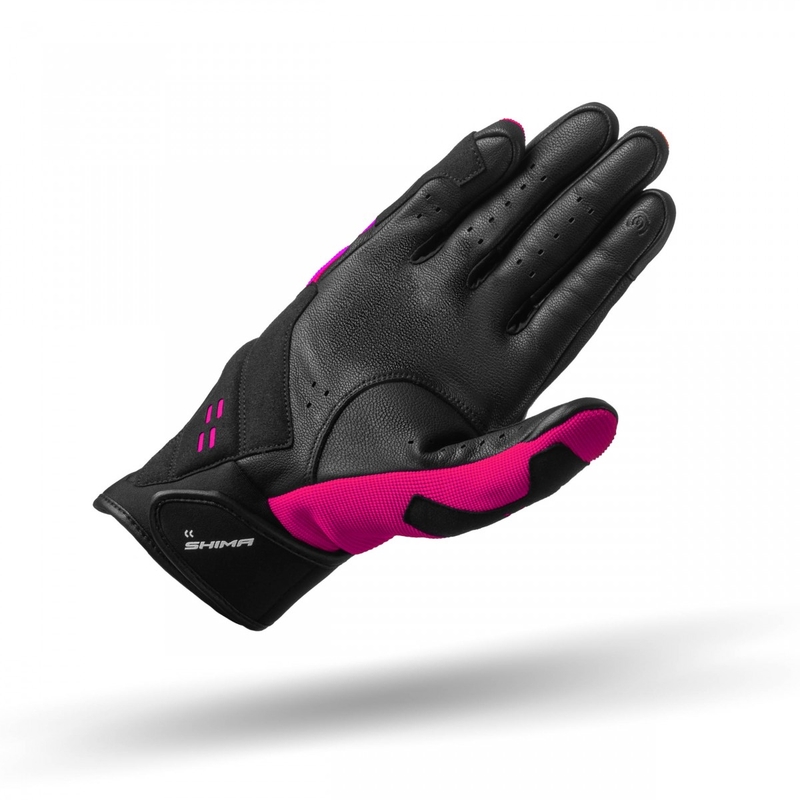 Gants moto femme Shima Drift rose-noir