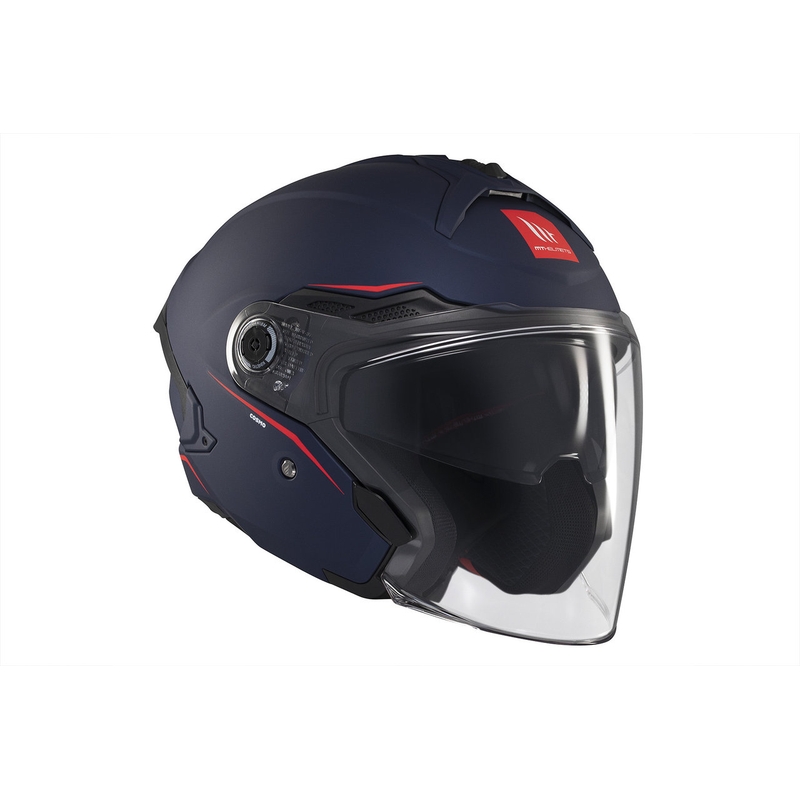 Casque ouvert MT Cosmo SV bleu mat