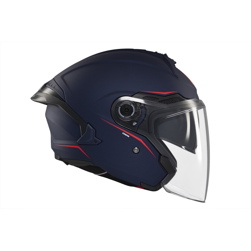 Casque ouvert MT Cosmo SV bleu mat