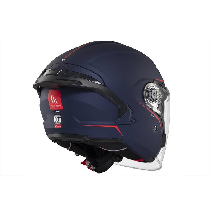 Casque ouvert MT Cosmo SV bleu mat