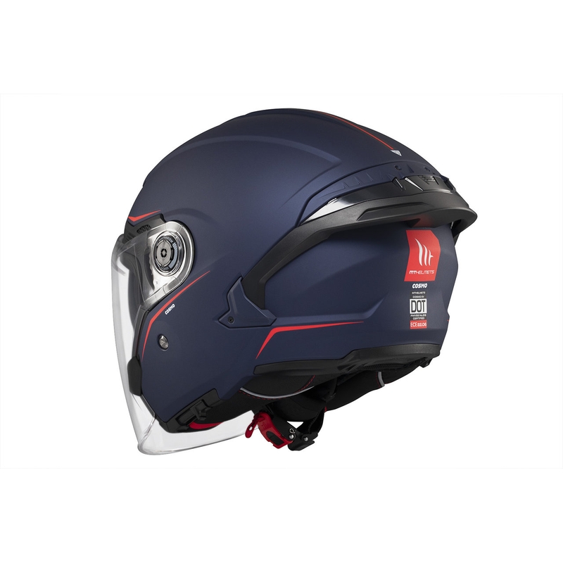Casque ouvert MT Cosmo SV bleu mat
