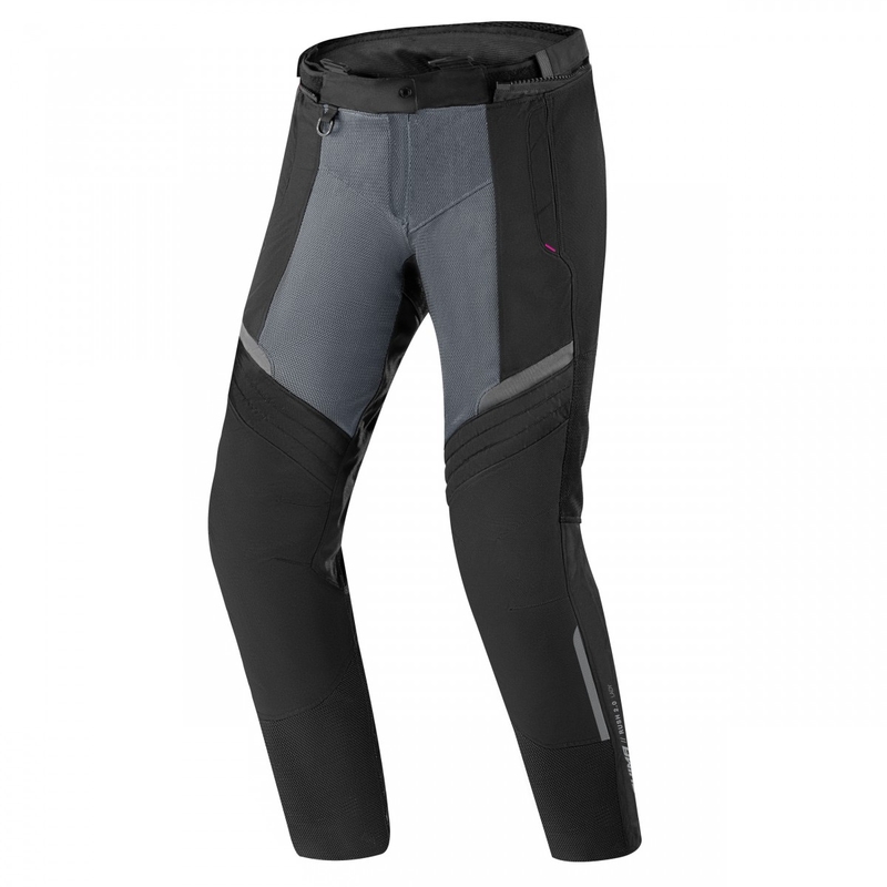 Pantalon de moto Shima Rush Vented 2.0 noir et gris pour femme