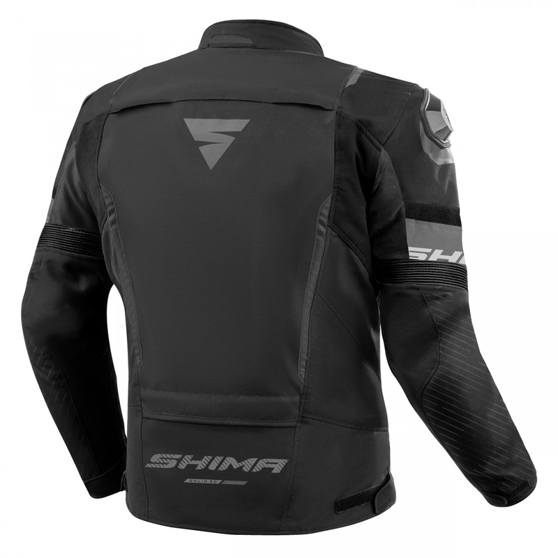 Veste de moto Shima Solid 2.0 noir