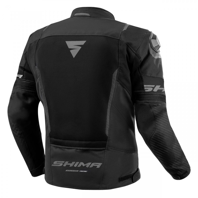 Veste moto Shima Solid 2.0 Vent Noir