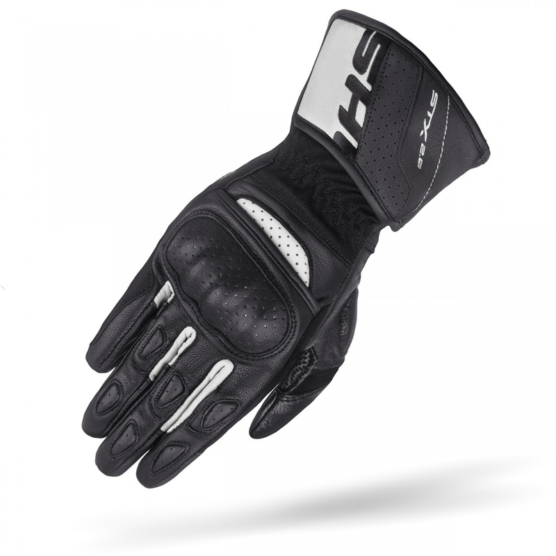 Gants moto Shima STX 2.0 noir et blanc