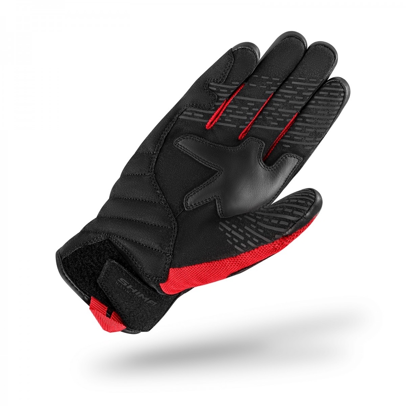 Gants moto Shima Blaze 2.0 noir-rouge
