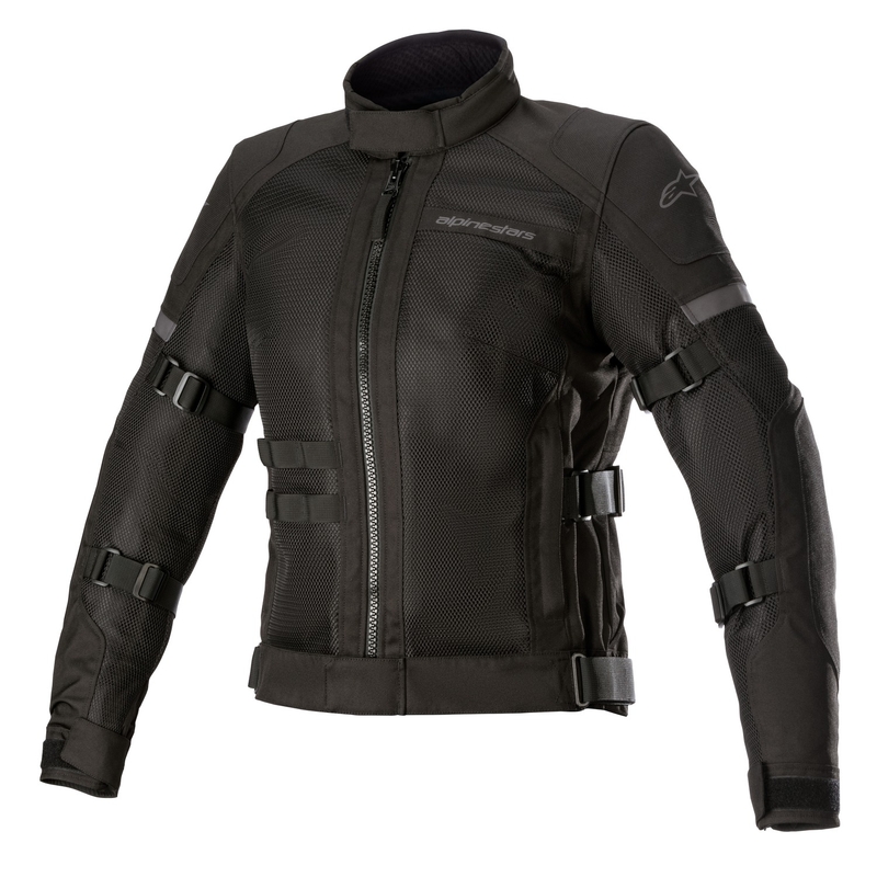Blouson moto femme Alpinestars Stella Crosshill Waterproof Air noir-noir