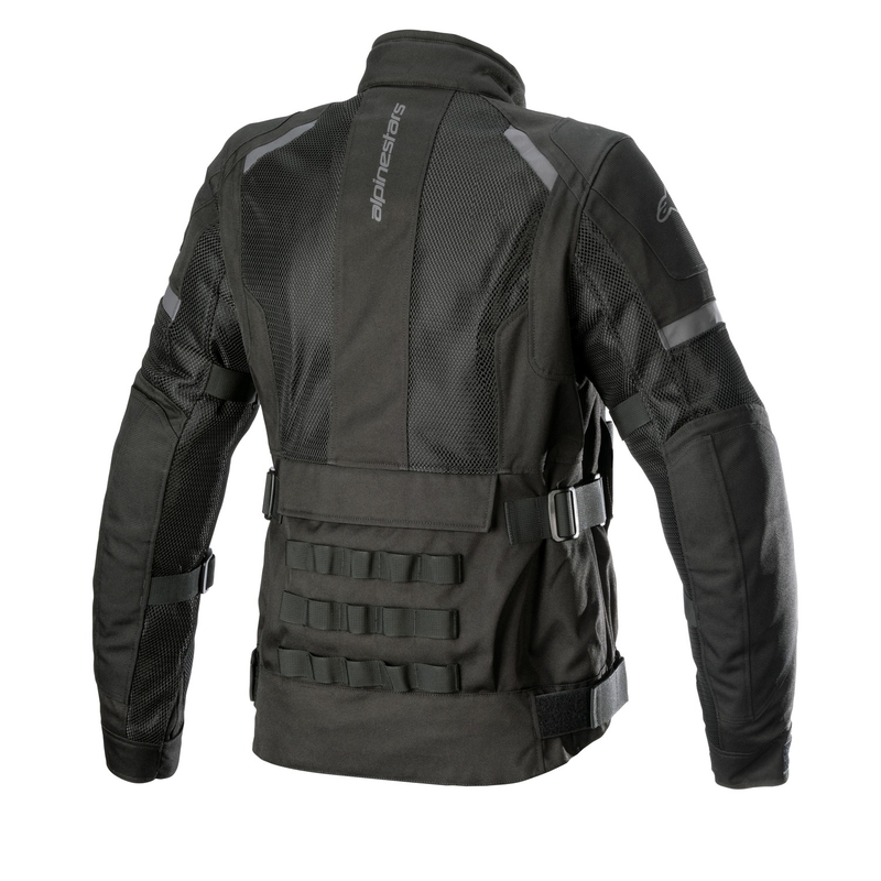 Blouson moto femme Alpinestars Stella Crosshill Waterproof Air noir-noir