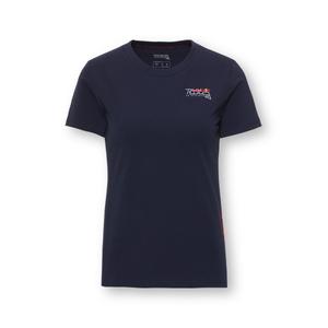T-shirt Red Bull Adrenaline bleu et rouge pour femme