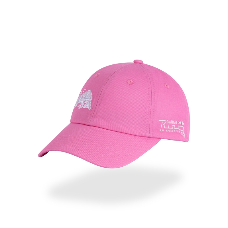 Red Bull Ring Pink Curved Cap rose